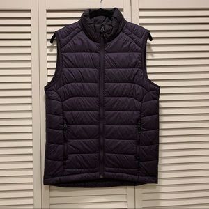 Zara Navy Puffer Vest